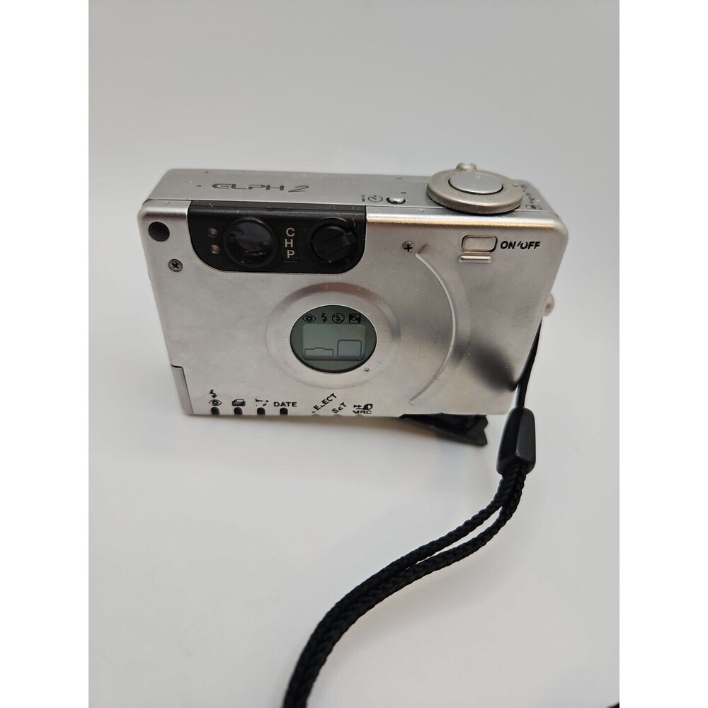 Canon ELPH 2 Point & Shoot Film Camera - Silver  Broken / Not Tested / For Parts - Picture 4 of 8